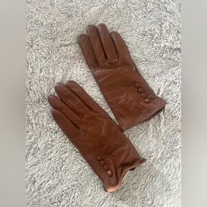 Prague Story J-Jaya Vintage-Style 100% Leather Gloves | Brown